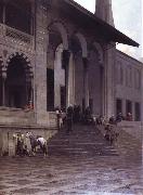 The Door of the Yeni-Djami Mosque in Constantinople